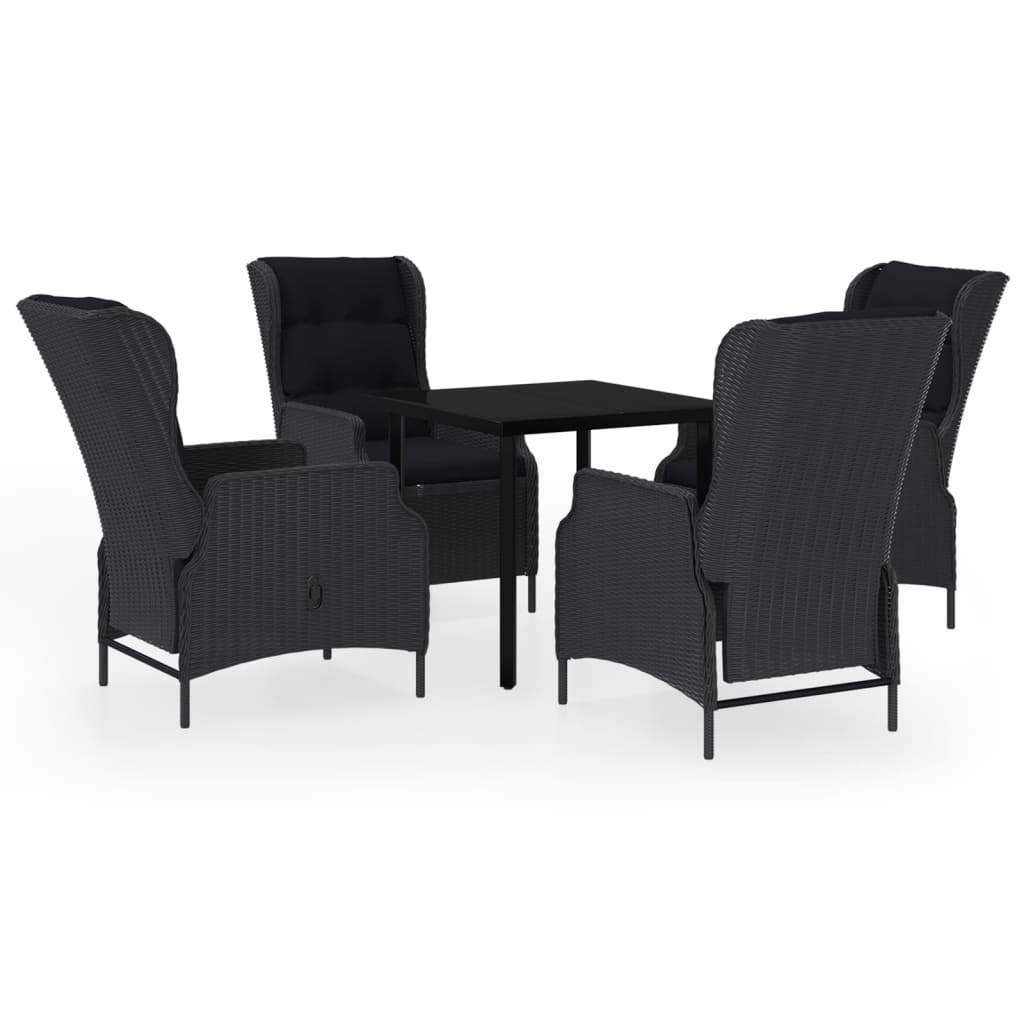Set mobilier pentru grădină, 5 piese, gri închis GartenMobel Dekor