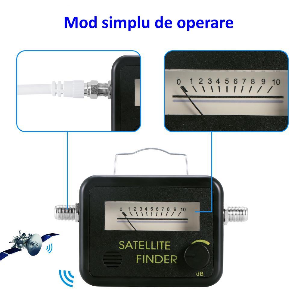 Aparat Satellite Finder pentru Gasirea si Masurarea Semnalului Antenelor TV Satelit