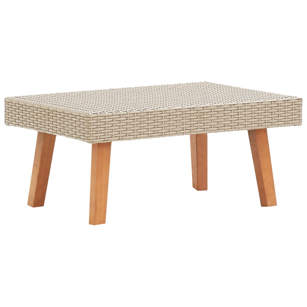Set mobilier de grădină cu perne, 3 piese, bej, poliratan GartenMobel Dekor