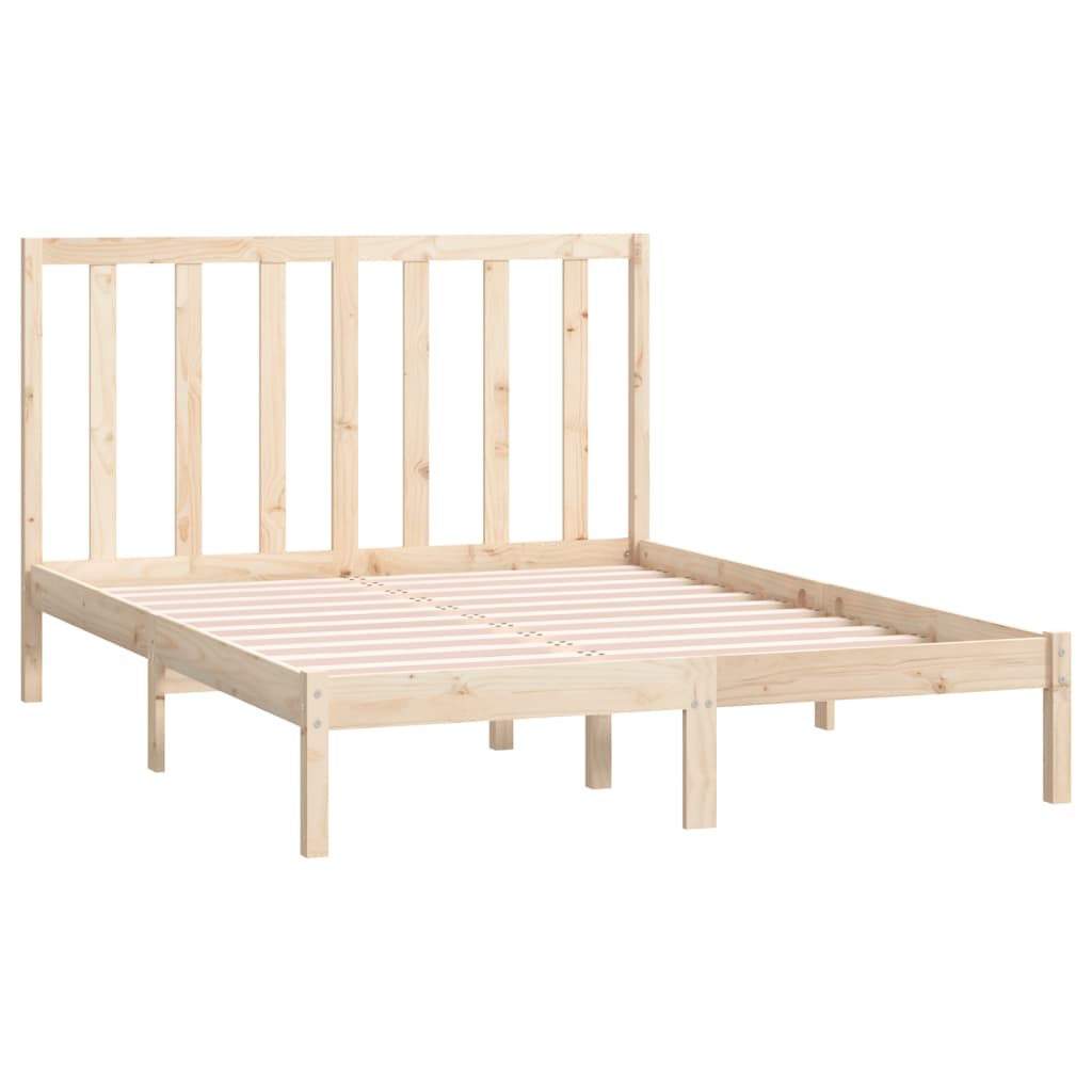Cadru de pat, 140x190 cm, lemn masiv de pin GartenMobel Dekor