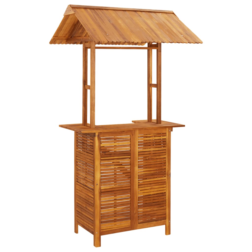 Set mobilier de bar de grădină, 5 piese, lemn masiv de acacia GartenMobel Dekor
