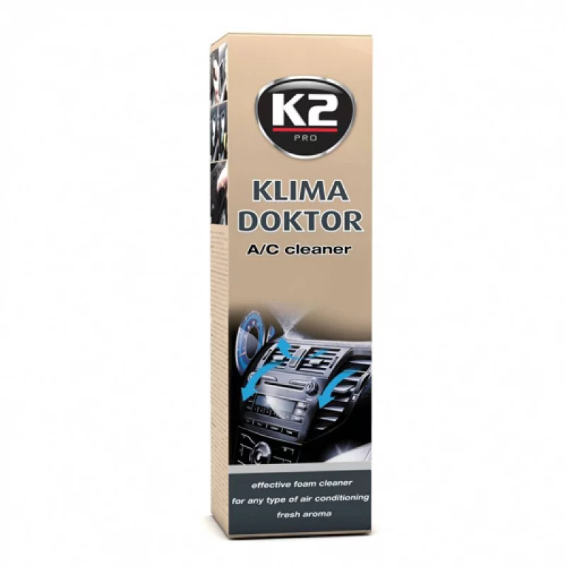 Aerosol pentru curatat sistemul de climatizare Klima Doktor K2 500ml Garage AutoRide