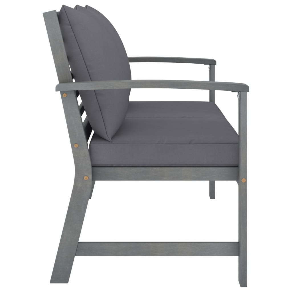 Set mobilier de grădină cu perne, 4 piese, lemn masiv de acacia GartenMobel Dekor