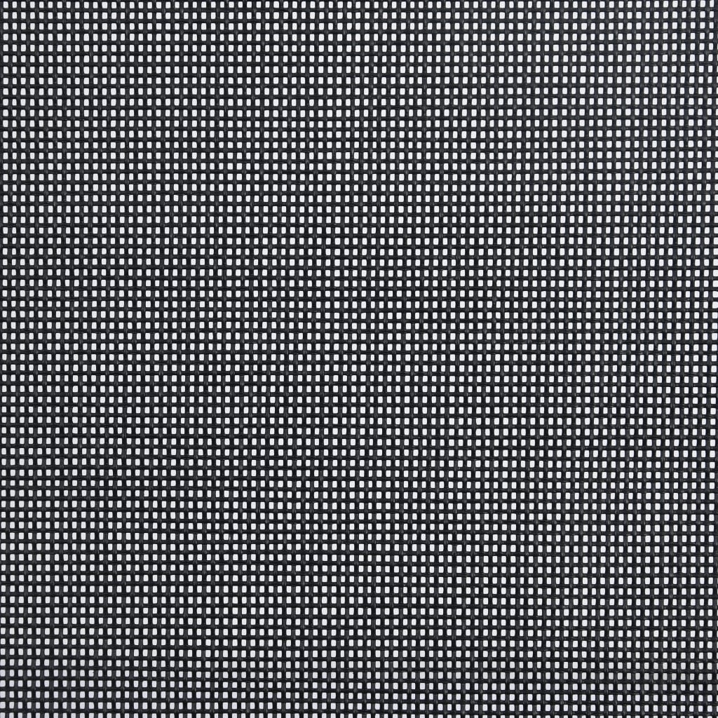 Scaune de grădină pliante, 4 buc., negru, textilenă GartenMobel Dekor