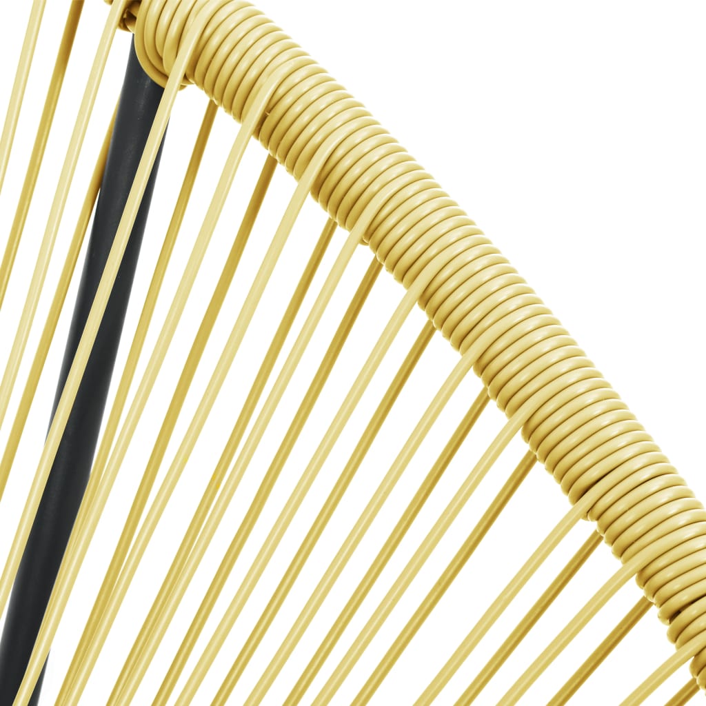 Scaun Acapulco de exterior, bej, poliratan GartenMobel Dekor