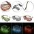 Ochelari luminosi cu fir el wire, 3 moduri iluminare, accesoriu party si festival, invertor baterii culoare albastru MultiMark GlobalProd