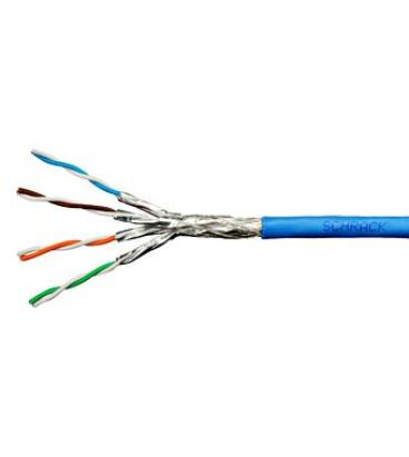 Cablu Schrack S/FTP Cat.7, HSKP423HP5, 4x2xAWG23/1,1.000Mhz, LS0H, Dca, 30%, albastru SafetyGuard Surveillance