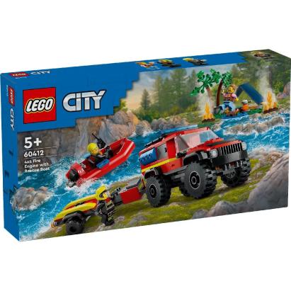 LEGO CITY CAMION 4X4 SI BARCA DE POMPIERI 60412 SuperHeroes ToysZone