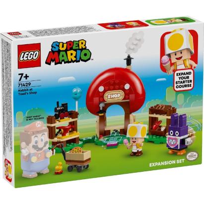LEGO SUPER MARIO SET DE EXTINDERE NABBIT LA MAGAZINUL LUI TOAD 71429 SuperHeroes ToysZone