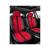 Huse scaune auto universale fractionate imitatie alcantara si imitatie piele negru rosu diverse cusaturi Cod: A101 Automotive TrustedCars