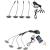 Set 4 lampi cu LED RGB control prin aplicatie telefon. Diverse jocuri de lumini sau lumina continua. Cod: W14552-1-24V Automotive TrustedCars