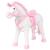 Jucărie Unicorn din pluș Alb și Roz XXL
