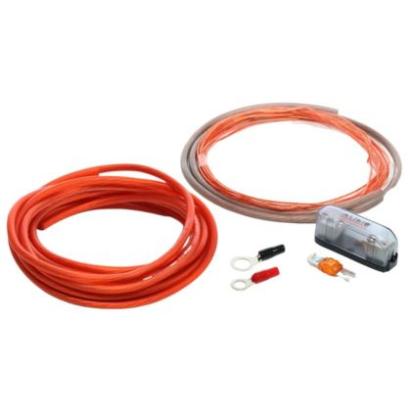 Audio System Set de cabluri de alimentare de înaltă calitate OFC 10mm² 5m roșu + 1m antracit CarStore Technology