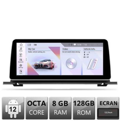 Navigatie BMW Seria 5 F07 GT 2010-2011 cu ecran CIC Android ecran 12.3" 8+128 4G BT CarStore Technology
