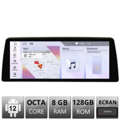 Navigatie BMW Seria 7 F01 2010-2011 cu ecran CIC Android ecran 12.3" 8+128 4G BT CarStore Technology