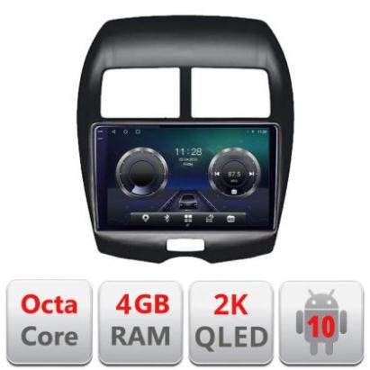 Navigatie MITSUBISHI ASX 2013-2017 C-026 Android Octa Core Ecran 2K QLED GPS 4G 4+32GB 360 KIT-026+EDT-E410-2K CarStore Technology