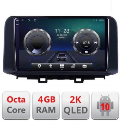 Navigatie HHyundai Kona C-1058 Android Octa Core Ecran 2K QLED GPS 4G 4+32GB 360 KIT-1058+EDT-E410-2K CarStore Technology