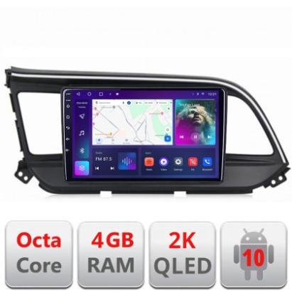 Navigatie HHyundai Elantra 2018- C-1581 Android Octa Core Ecran 2K QLED GPS 4G 4+32GB 360 KIT-1581+EDT-E409-2K CarStore Technology