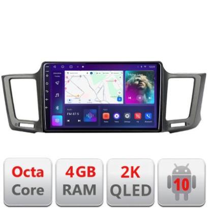 Navigatie TOYOTA RAV 4 2013-2018 Android Octa Core Ecran 2K QLED GPS 4G 4+32GB 360 KIT-247+EDT-E409-2K CarStore Technology