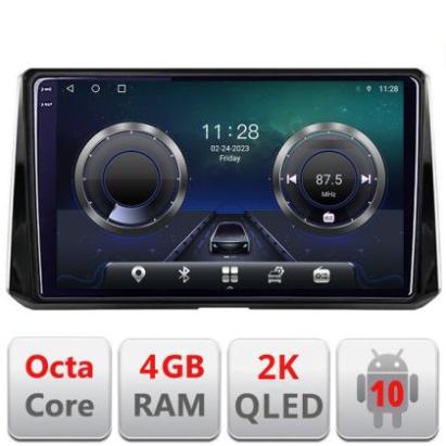 Navigatie Toyota Corolla 2019- C-388-levin Android Octa Core Ecran 2K QLED GPS 4G 4+32GB 360 kit-388-levin+EDT-E410-2K CarStore Technology