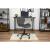 Scaun de birou, Artool, Noto, catifea, gri si negru, 53.5x57.5x74-86 cm GartenVIP DiyLine