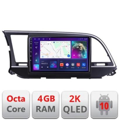 Navigatie HHyundai Elantra 2015-2018 C-581 Android Octa Core Ecran 2K QLED GPS 4G 4+32GB 360 KIT-581+EDT-E409-2K CarStore Technology