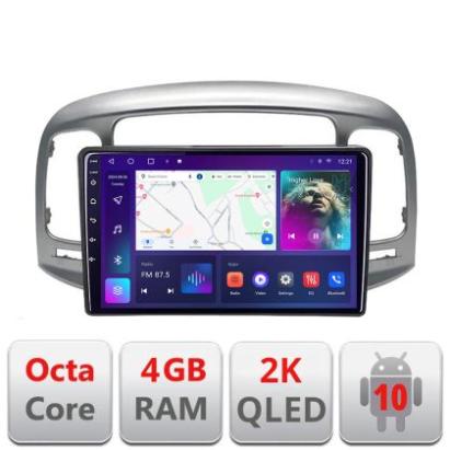 Navigatie HHyundai Accent 2006-2012 C-Accent Android Octa Core Ecran 2K QLED GPS 4G 4+32GB 360 KIT-accent+EDT-E409-2K CarStore Technology