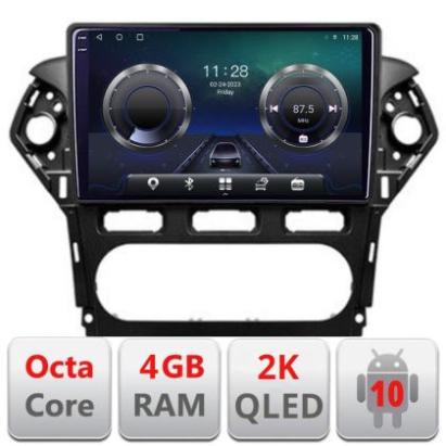 Navigatie Ford Mondeo 2010-2014 C-MONDEO-CLIMA Android Octa Core Ecran 2K QLED GPS 4G 4+32GB 360 KIT-MONDEO-CLIMA+EDT-E410-2K CarStore Technology
