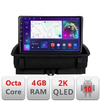 Navigatie Audi Q3 2011-2018 Android Octa Core Ecran 2K QLED GPS 4G 4+32GB 360 KIT-q3+EDT-E409-2K CarStore Technology