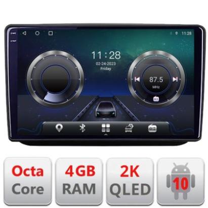 Navigatie Skoda Fabia 2 2009-2014 Android Octa Core Ecran 2K QLED GPS 4G 4+32GB 360 KIT-fabia2+EDT-E410-2K CarStore Technology