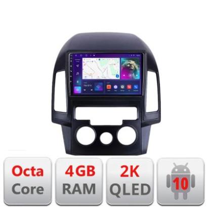 Navigatie HHyundai I30 2009-2012 clima manuala C-i30ac Android Octa Core Ecran 2K QLED GPS 4G 4+32GB 360 KIT-i30ac+EDT-E409-2K CarStore Technology