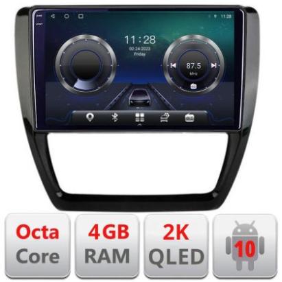 Navigatie VW Jetta 2011-2018 C-JETTA-15 Android Octa Core Ecran 2K QLED GPS 4G 4+32GB 360 KIT-JETTA-15+EDT-E410-2K CarStore Technology