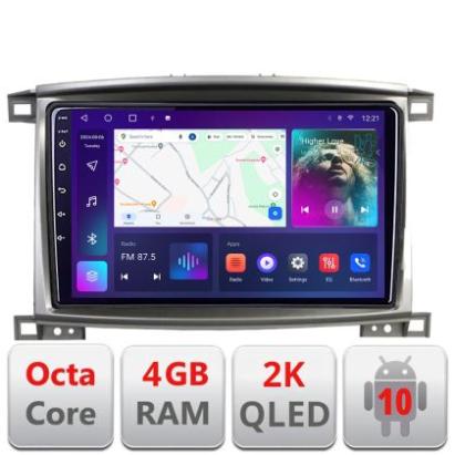Navigatie Toyota Land Cruiser L100 2002-2008 C-l100 Android Octa Core Ecran 2K QLED GPS 4G 4+32GB 360 KIT-l100+EDT-E409-2K CarStore Technology