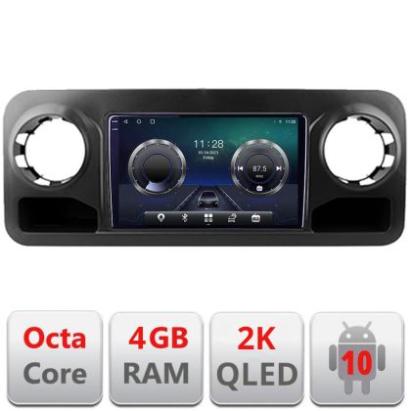Navigatie Mercedes Sprinter 2018- Android Octa Core Ecran 2K QLED GPS 4G 4+32GB 360 KIT-sprinter+EDT-E410-2K CarStore Technology