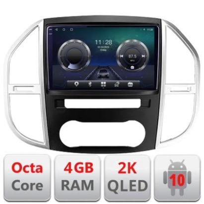 Navigatie Mercedes Vito w447 2016- Android Octa Core Ecran 2K QLED GPS 4G 4+32GB 360 KIT-w447+EDT-E410-2K CarStore Technology