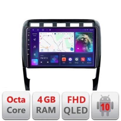 Navigatie Porsche Cayenne 2002-2011 B-443 Android Ecran QLED octa core 4+64 carplay android auto KIT-443+EDT-E309V3 CarStore Technology