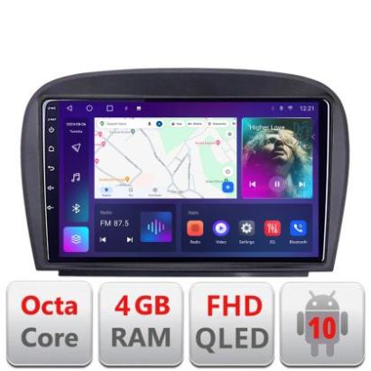 Navigatie Mercedes SL W230 2004-2011 B-W230 Android Ecran QLED octa core 4+64 carplay android auto KIT-w230+EDT-E309V3 CarStore Technology