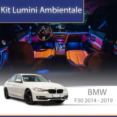 Lumini ambientale BMW Seria 3 (F30) 2014-2019 dedicat set complet control telefon sau sistem original CarStore Technology