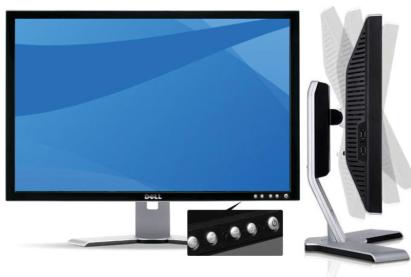 Monitor Second Hand DELL 2208WFPT, 22 Inch LCD, 1680 x 1050, VGA, DVI, USB NewTechnology Media