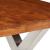 Masă din lemn masiv cu finisaj din palisandru, 180x90x76 cm