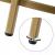 Masa de cafea, Artool, cu raft depozitare din sticla, rotunda, otel, auriu, 84x45.5 cm GartenVIP DiyLine