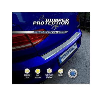 Ornament protectie portbagaj cromat compatibil Volvo XC60  2013-2017  Cod: ER-1066 / ER-A Automotive TrustedCars