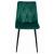 Scaun bucatarie/living, Artool, Libra, catifea, metal, verde si negru, 44x40x88.5 cm GartenVIP DiyLine