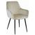 Scaun bucatarie/living, Artool, Solden, catifea, metal, bej si negru, 55x45.5x83.5 cm GartenVIP DiyLine