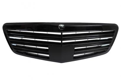 Grila Centrala Mercedes S-Class W221 Facelift (2010-2013) S63 S65 Piano Black Design Performance AutoTuning
