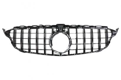 Grila Centrala Mercedes W205 Sedan S205 T-Modell A205 Cabriolet C205 Coupe Facelift (03.2018-2020) Negru Performance AutoTuning