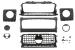 Grila Centrala si Carcasa faruri Mercedes G-Class W464 W463A G63 AMG (06.2018-Up) GT-R Panamericana Design Performance AutoTuning