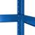 Raft Metalic de Depozitare cu 5 Polite din MDF, Dimensiuni 180x90x40 cm, Sarcina maxima de 750Kg, Albastru