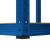 Raft Metalic de Depozitare cu 5 Polite din MDF, Dimensiuni 180x90x40 cm, Sarcina maxima de 750Kg, Albastru