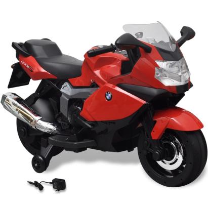 Motocicleta electrică pentru copii BMW 283 V, roșu, 6 V GartenMobel Dekor